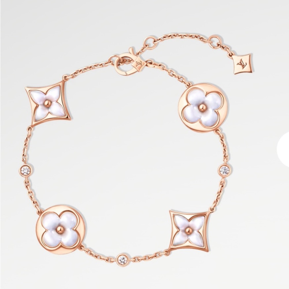 Louis Vuitton- Color Blossom BB Star and Sun Multi-Motif Bracelet.